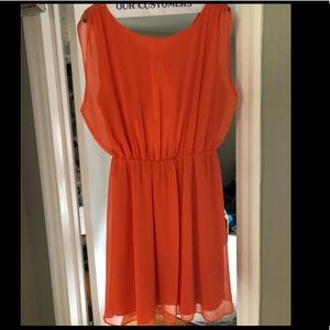 Alice + Olivia Orange Summer Dress Sz 8